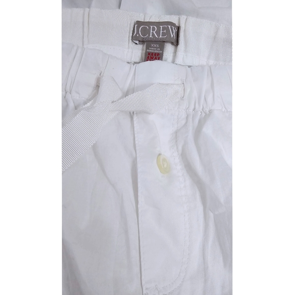 J. Crew White End on End Cotton Long Sleeve Women Pajama Set - Picture 7 of 9